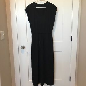 Black maxi dress